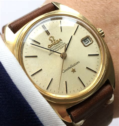 vintage omega constellation automatic watch price|pre owned Omega Constellation watches.